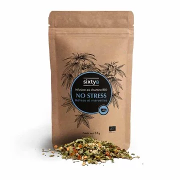 Infusions au cbd bio mélisse et merveilles