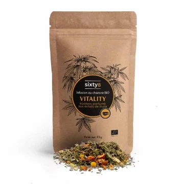 Infusions au cbd bio rooibos parfumé aux éclats de fruits