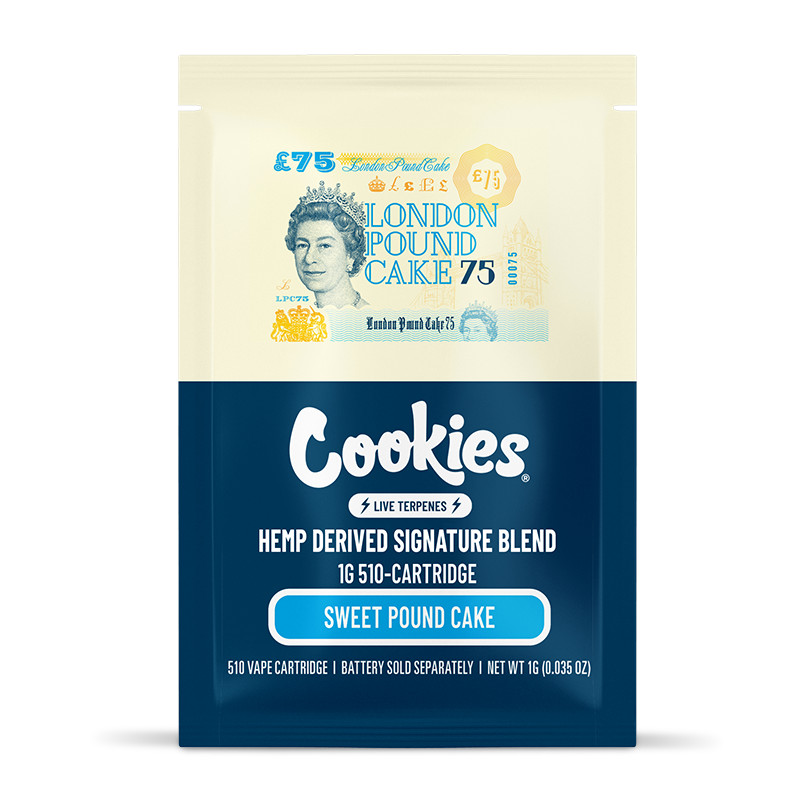 LONDON POUND CAKE CARTOUCHE COOKIES 1ML