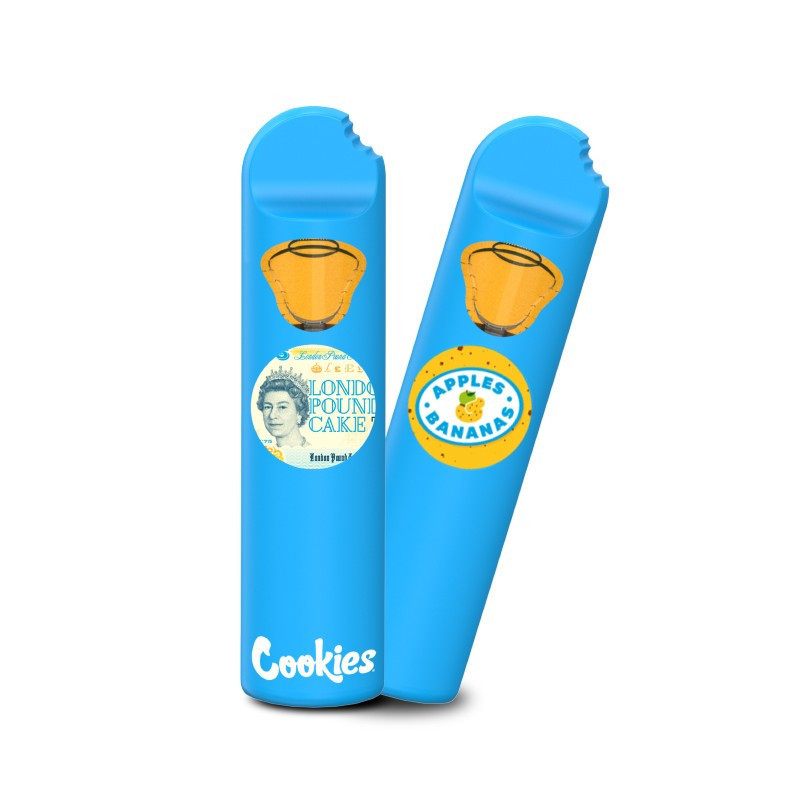 LPC 75 & APPLES AND BANANAS 99% 2ML VAPE DUAL CHAMBER SIGNATURE BLEND COOKIES