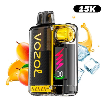 PUFF RECHARGEABLE 15K VOZOL MANGUE GLACÉE 12ML