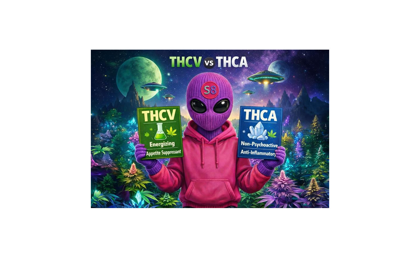 THCV vs THCA : quelles différences ?