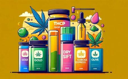 THCP Hash : Ketama Gold, Dry Sift, Kaboul Express, Gold Rif, Olive